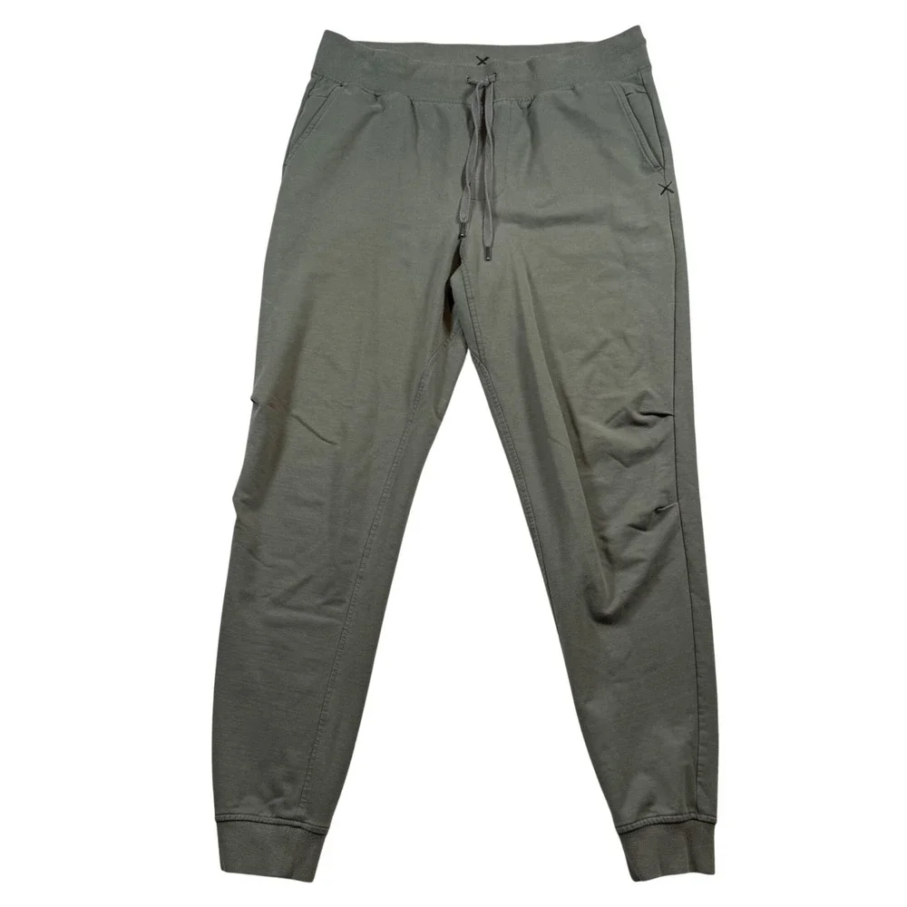 Cuts Hyperloop Joggers Mens Large Olive Green Drawstring Athleisure Pants